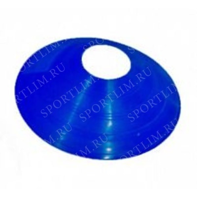 Конус фишка разметочный размер h-5см (синий), пластиковый KRF-5