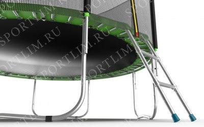 Батут с внешней сеткой и лестницей EVO JUMP External 10ft (Green)